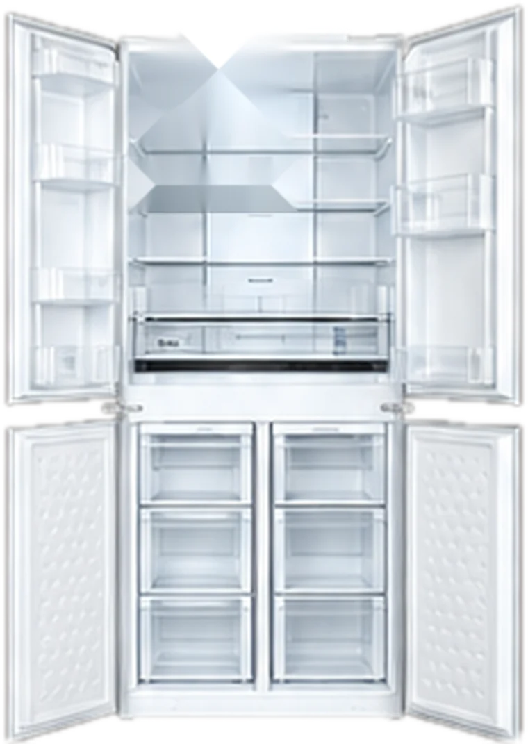 Открытый холодильник French Door